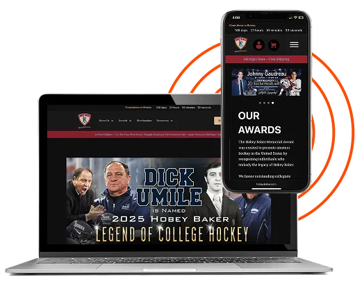 The Hobey Baker Award Website Design
