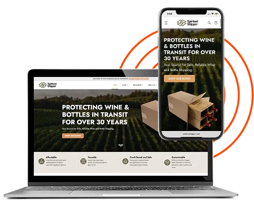 Spirited Shipper Website Design