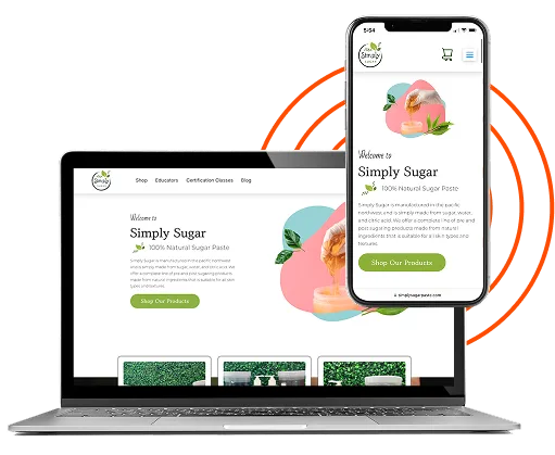 Simply Sugar Website Design